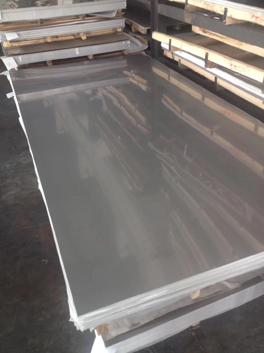PVC laminado placa de aço inoxidável grossa da folha 316ti de 1 milímetro