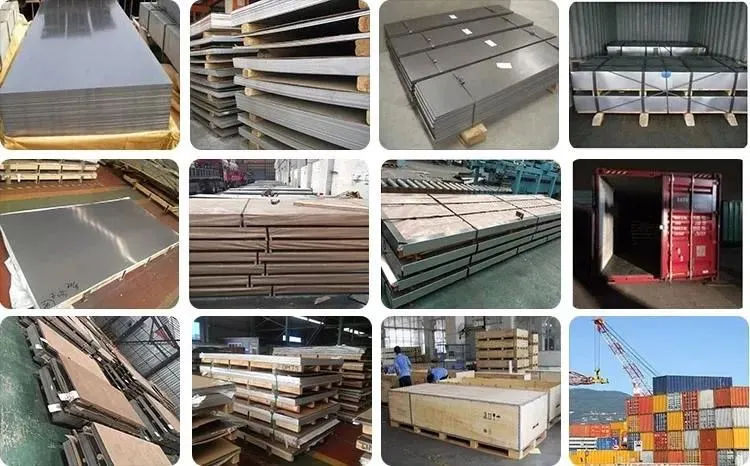 PVC laminado placa de aço inoxidável grossa da folha 316ti de 1 milímetro