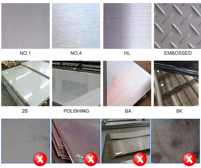 As folhas chinesas dos Ss chapeiam todo do preço 3mm ASTM A240 3mm 3.5mm que 316 430 placas de aço inoxidável conservadas em estoque cobrem