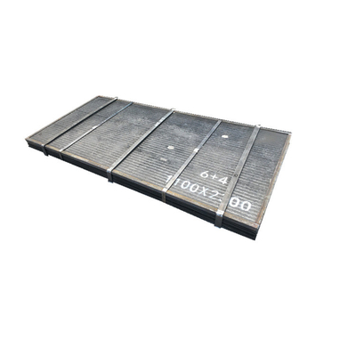 Revestimento de caixa liga antidesgaste placa de aço composta carboneto de cromo revestimento resistente ao desgaste