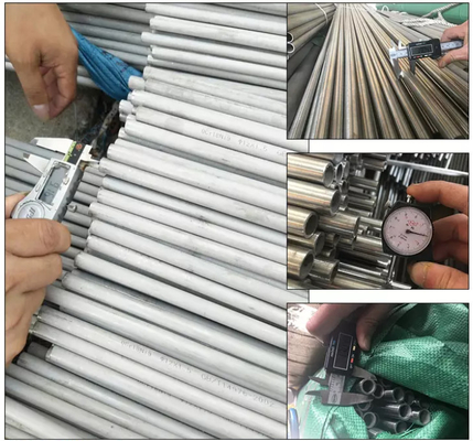 Tubo de aço inoxidável laminado quente 1-12m da tubulação 321
