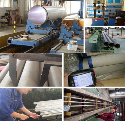 Tubo de aço inoxidável 304 da tubulação 310 201 316 laminados a alta temperatura laminados