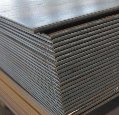 Chapa de aço macio carbono HR laminada a quente 6 mm 8 mm A36 SS400 S235 S355 A572 MS