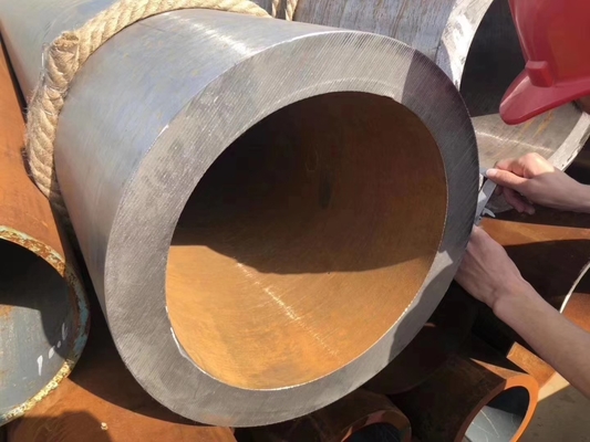Tubulação Q320 Q360 API 5L GR.B do círculo do aço carbono de ASTM S355JR sem emenda