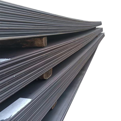 Superfície 12mm preta laminada a alta temperatura da placa de aço 6mm da construção naval 8mm 9mm