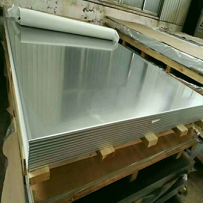 Placa de aço de alumínio de superfície de prata de 5000 6000 séries