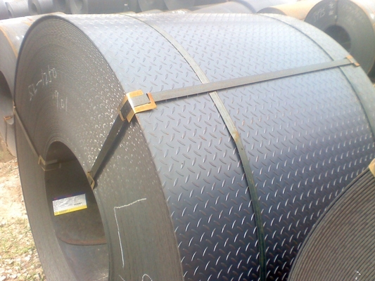 bobina quadriculado laminada a alta temperatura JIS SS400 da chapa metálica de 600mm-1500mm
