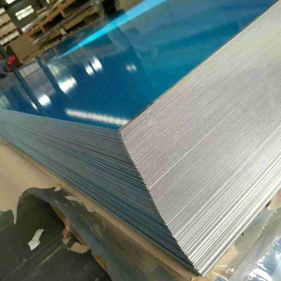 Placa de aço de alumínio de superfície de prata de 5000 6000 séries