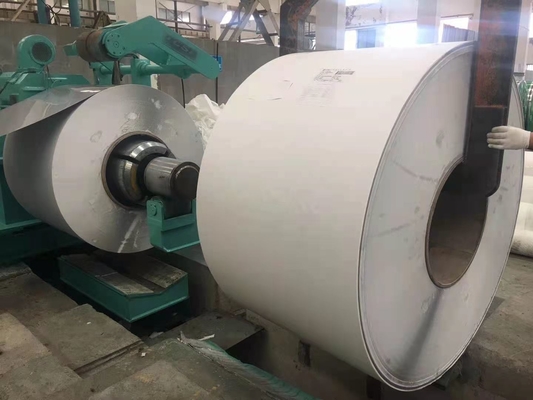 316 304 laminaram a bobina de aço inoxidável 301L laminado a alta temperatura 0.3-3mm