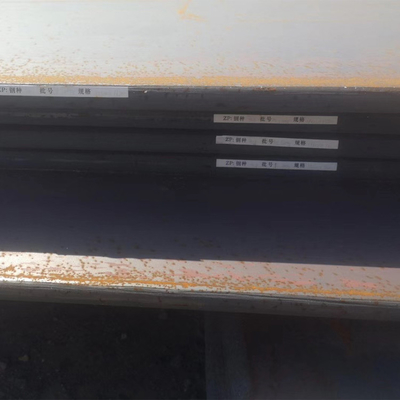 Placa de aço resistente ao desgaste de carboneto de cromo para baldes de alto manganês 80 mm