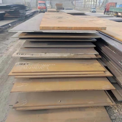 Placa de aço resistente ao desgaste com alto teor de manganês carboneto de cromo para caçambas