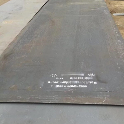 Placa de desgaste de aço manganês Mn13 65HRC 150 mm de espessura