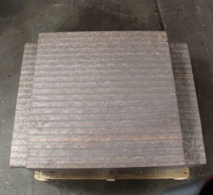 Revestimento de caixa liga antidesgaste placa de aço composta carboneto de cromo revestimento resistente ao desgaste