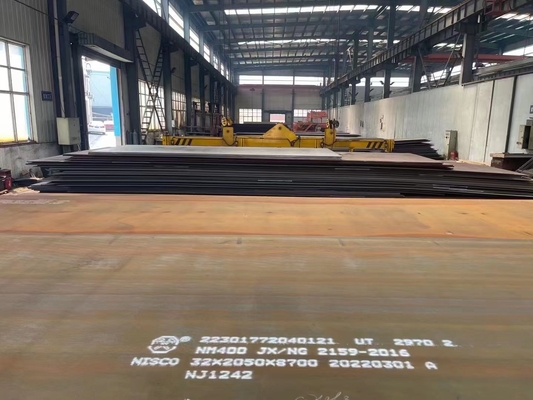 Placa de aço da folha do carbono da resistência de desgaste de NM400 NM500 para a maquinaria de mineração 150mm