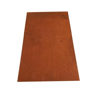 Placa de aço suave laminada a alta temperatura resistente Corten do tempo Um Q355NH 150mm
