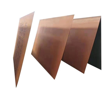 Tempo suave laminado a alta temperatura da placa de aço 3000mm de Corten resistente