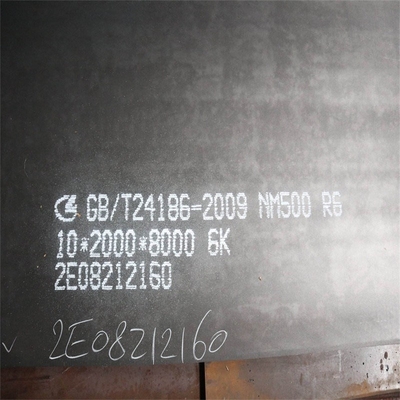 A placa de aço laminada a alta temperatura 120mm veste - a placa de aço de aço resistente NM500 de placa AR500